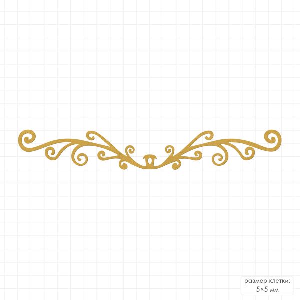 Нож для вырубки 10.5х1.8 см, Завиток DICUT-M0105, Mr.Painter DICUT-M0105