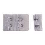 Застежки для бюстгальтера текстильные 2х2, 28 мм, 279 серый лед, 2686, 25 шт, Arta