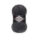 Пряжа Alize (Ализе) Superlana Midi / уп.5 мот. по 100 г, 170м, 182 серый меланж A
