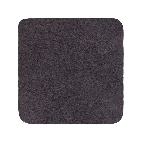 Термозаплатка квадрат кожзам, замша 12х12 см, 4 шт, 10 замша серый, Blitz