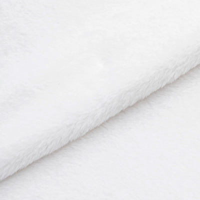 Мех Кролик ворс 6-8мм (48 см / 50 см), плотность: 280 г/м².,100%п/э (белый), 23697