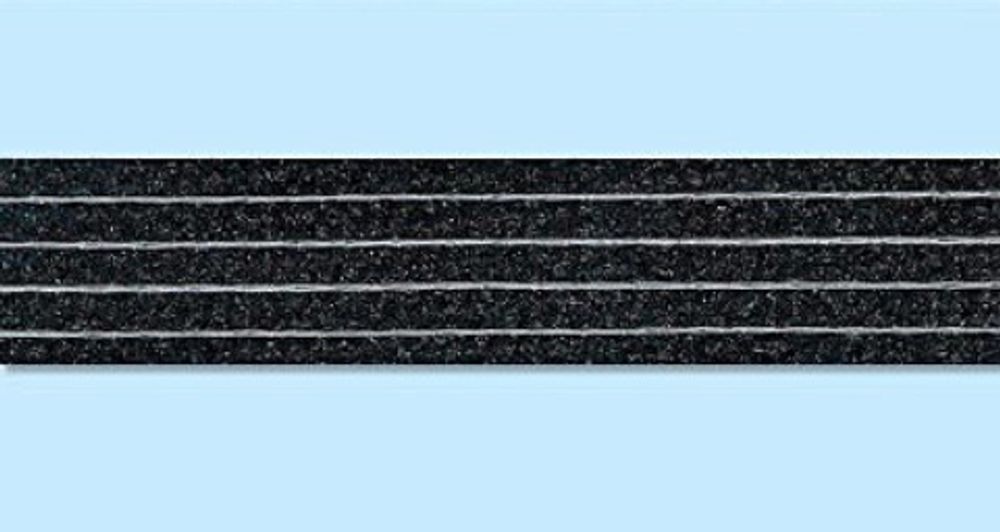 Тесьма усиленная Кромка клеевая 15 мм, (фасовка) 5х3 м, черный, B, Gamma G-115ht