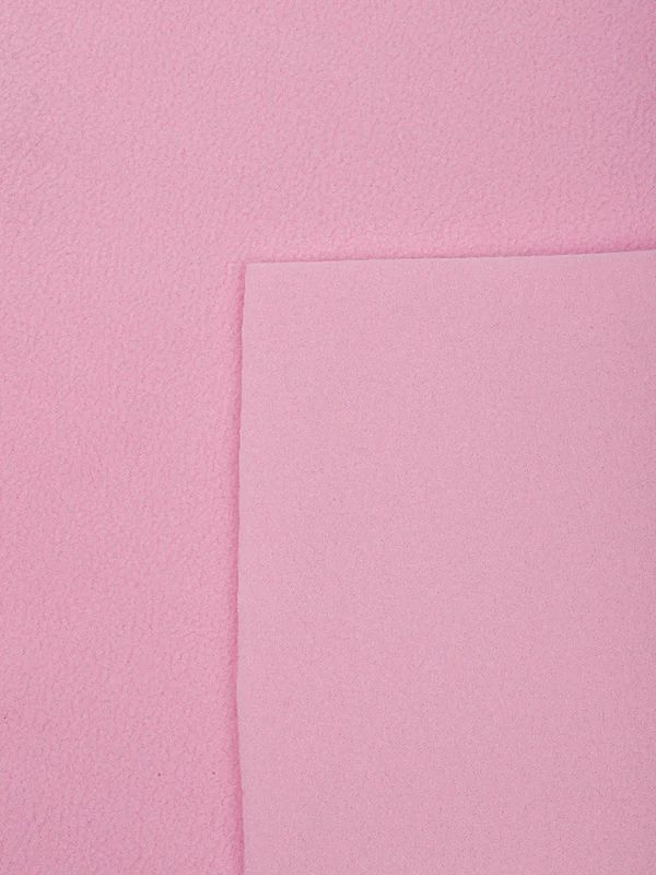 Флис 2-сторонний 240 г/м², 150 см / 10 метров, TBY-0240-F134 цв.F134 розовый