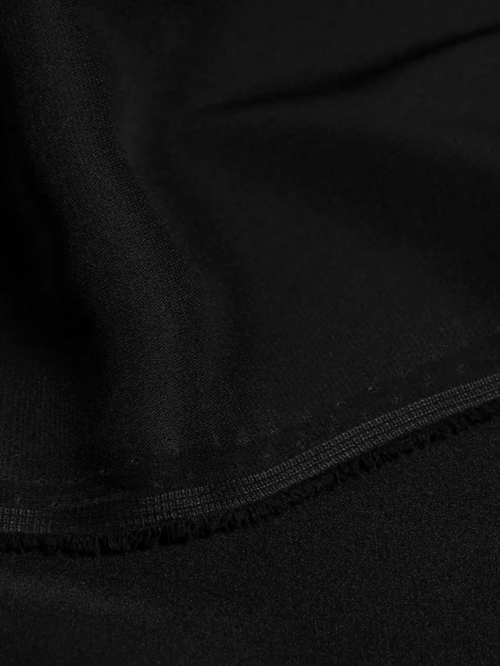 Шелк Армани 90 г/м², 150 см / 2 метра, TBYArm-016.2, цв.16 черный