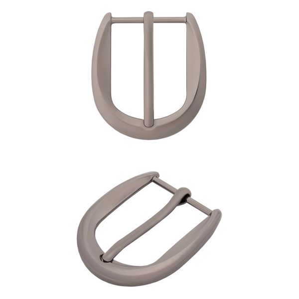 Пряжка ременная металл 25 мм, 1 шт, олово (чер.никель), MB-2205