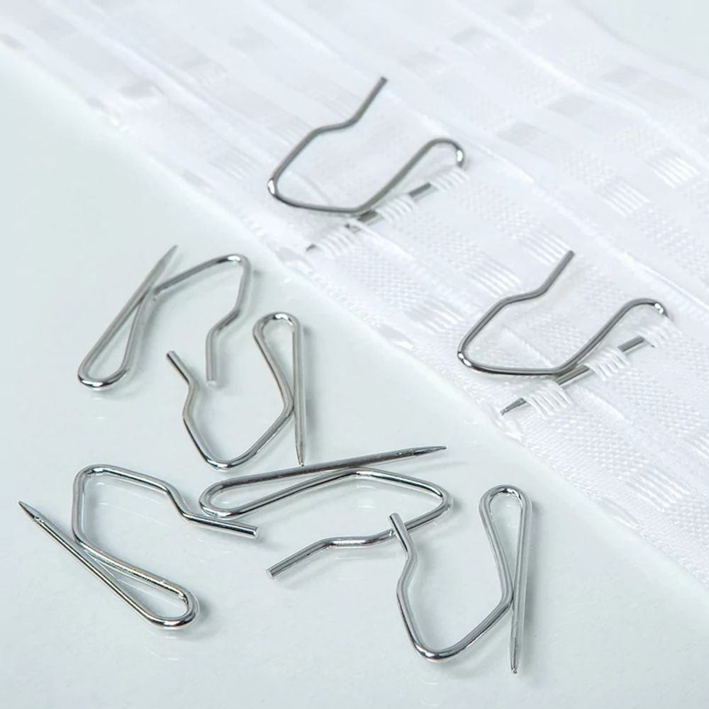 Крючки шторные для карниза 35 мм, 100 шт