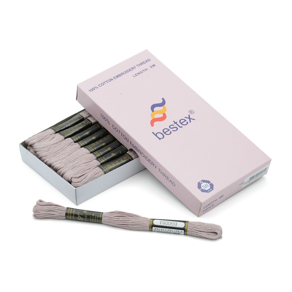 Мулине Bestex, цв.EG0053, 24 мотка по 8 метров