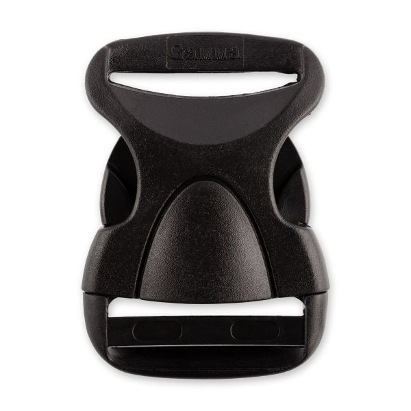 Фастекс (пряжка трезубец) пластик 38 мм, 100 шт, черный, Gamma SB17