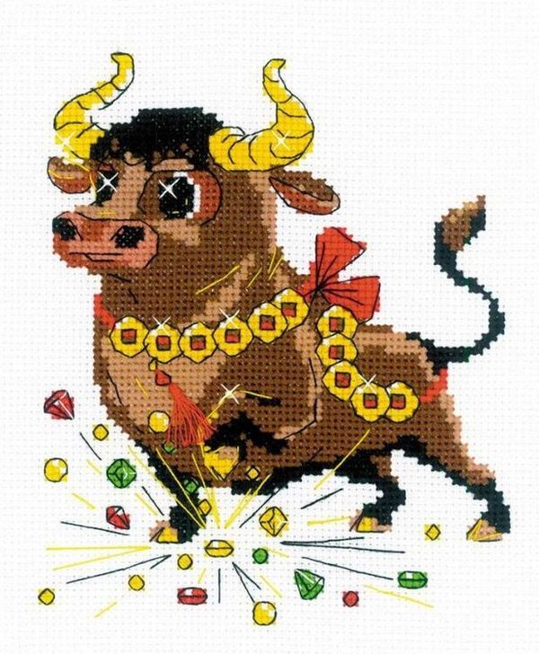 Набор для вышивания нитками Риолис, К успеху, 15х18 см