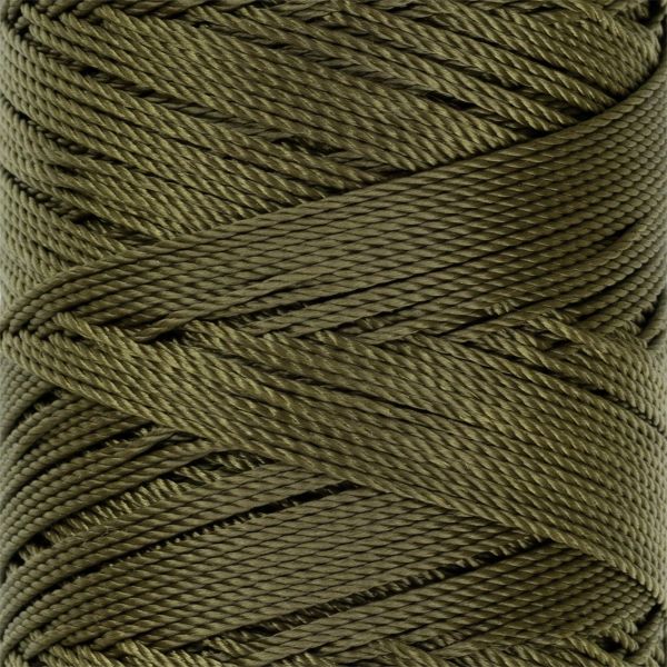 Нитки обувные капрон 3К, 200 м, 5 шт, 03 хаки