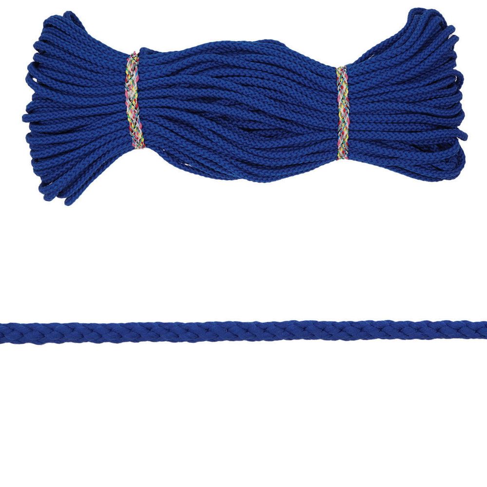 Шнур плетеный ⌀4.0 мм / 30 метров, василек