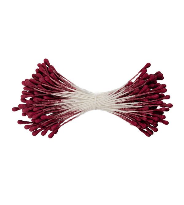 Тычинки для искусственных цветов Fiorico TIC/NSM-2 10х85 шт, красный/red