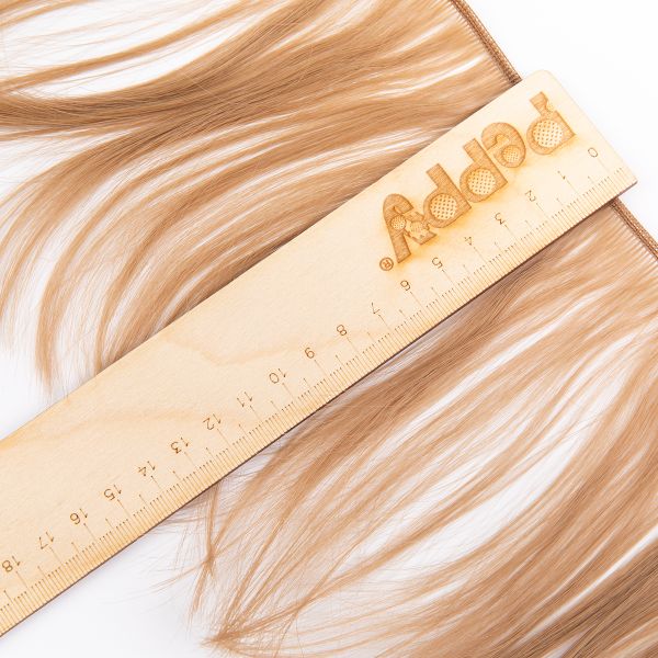 Трессы для кукол 15 см, 100 см, 22 г, 04 русый, HobbyBe HAR-11