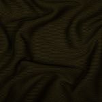 Кашкорсе трикотажное полотно 400 г/м², 60+60 см, тем.хаки, 60м /TOS/