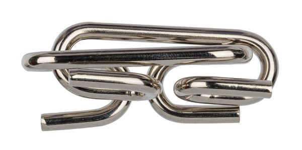 Головоломка металлическая, 1 шт, Наковальня 2 элемента, Delfbrick DLM-09