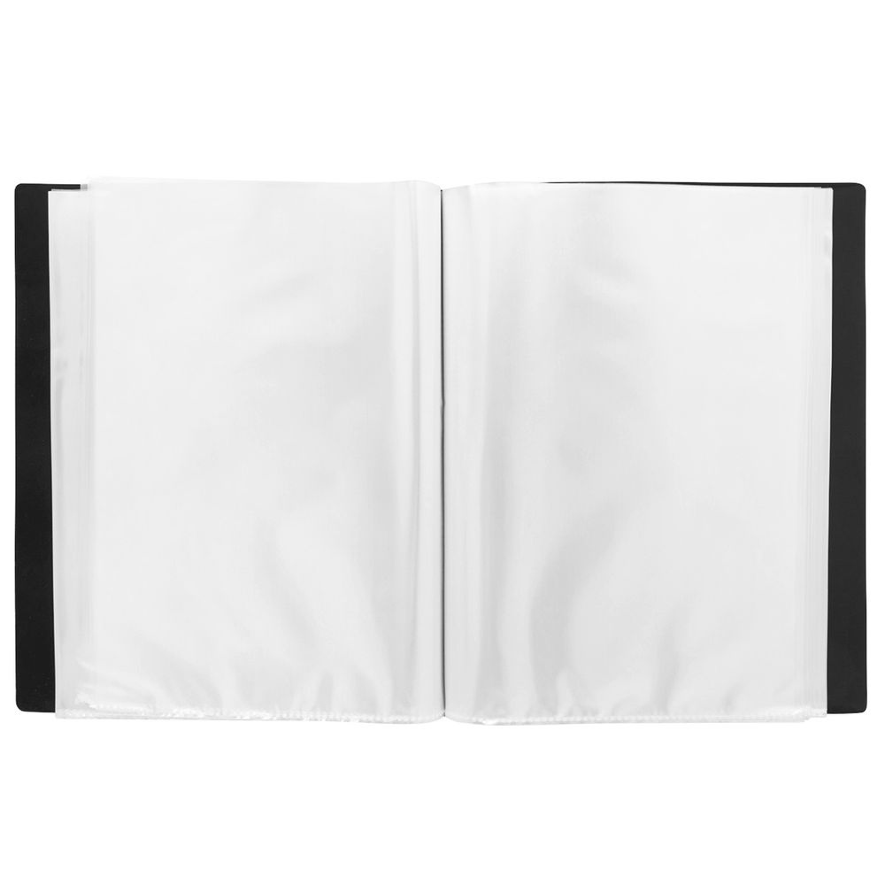 Папка с вкладышами 80 л. A4 700 мкм 25 мм, волокно, 4 шт, черный new EC211930001, Expert Complete