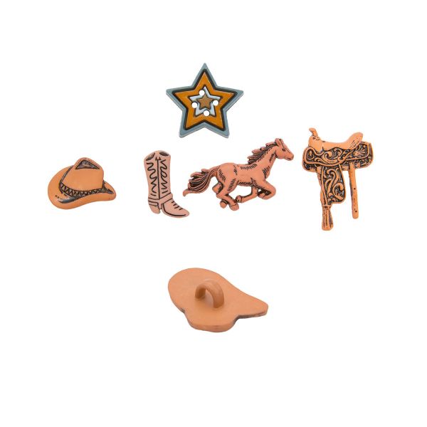 Украшения декоративные пуговицы Фигурки Оседлал Dress It Up 4245