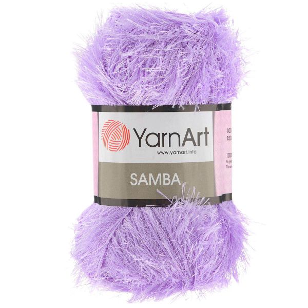 Пряжа YarnArt (ЯрнАрт) Samba, травка / уп.5 мот. по 100 г, 150м, 54 сирень