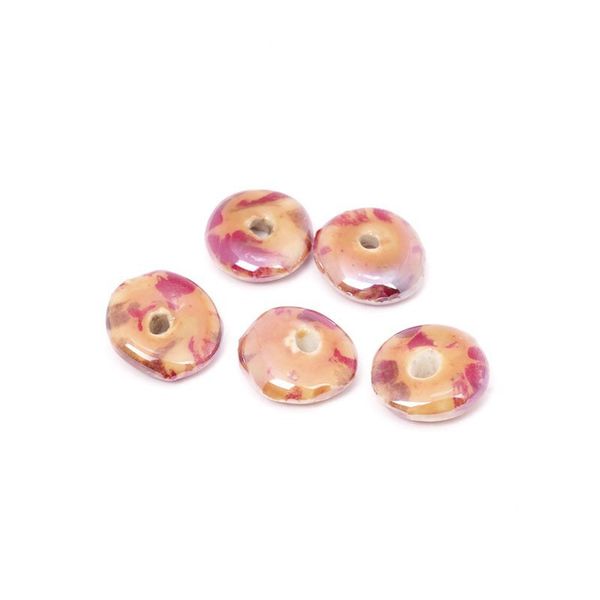 Бусины керамика ⌀15 мм, цв. 020, 5 шт, Tesoro