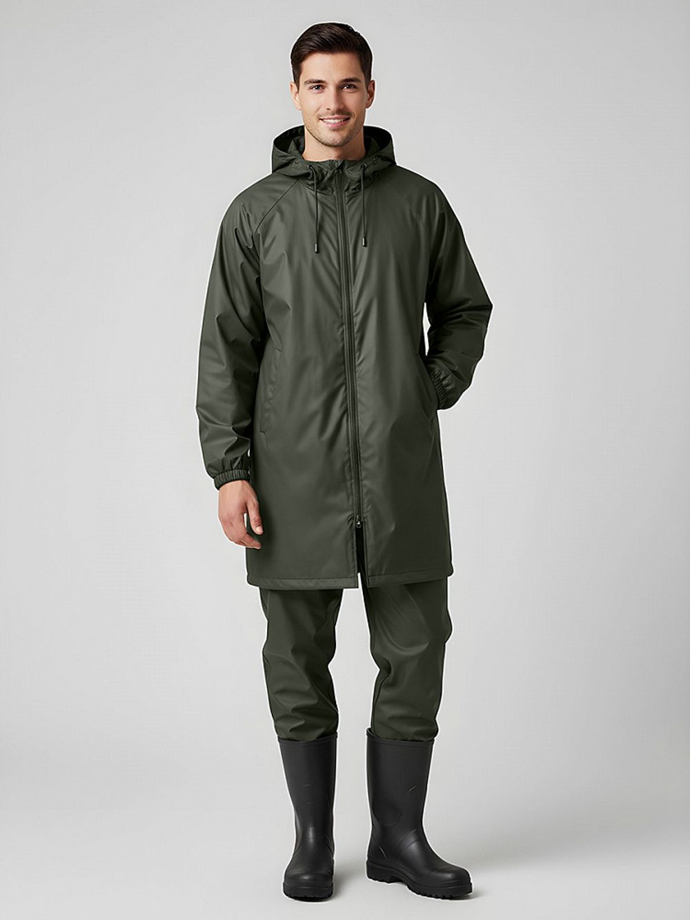 Оксфорд 200D PU1000 78 г/м², 150 см / 1 метр, ОКС.TBY200D.S305.1, S305 хаки