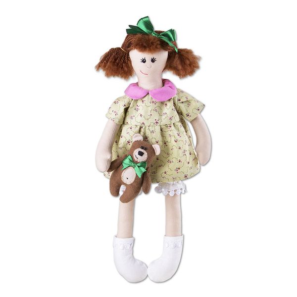 Набор для шитья игрушки Нюша с мишкой 35 см, Miadolla D-0111