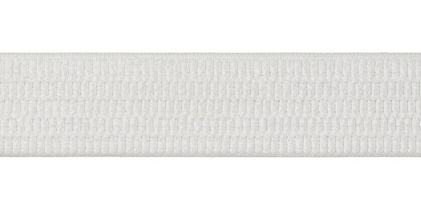 Резинка для подтяжек (помочная) 37.0 мм / 20 метров, белый, Gamma 0с756