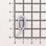 Крючки шторные для карниза 26.5 мм, улитка усиленные, пластик, серый, 100 шт/упак