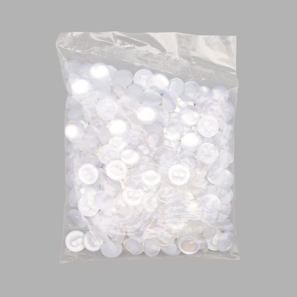 Пуговица на ножке 21L=13мм, пластик, КЗ1, белый перламутр, 144 шт