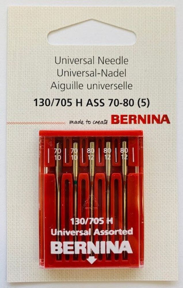 Иглы Bernina Universal набор 130/705 H ASS 70 (2), 80 (3), 002 507 71 17, 1 шт
