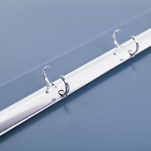 Папка на 4 О-кольцах A4 700 мкм 25 мм, 1 шт, d-17 мм, голубика EC211420071, Expert Complete