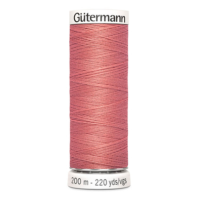 Нитки универсальные Gutermann Sew-all, 200м, 080 перламутрово-розовый, 5 катушек