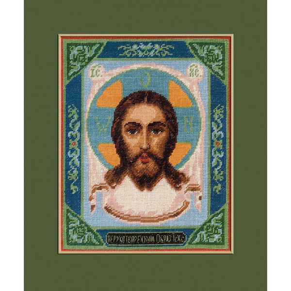 Набор для вышивания нитками РС Студия, Спас Нерукотворный 24х20 см