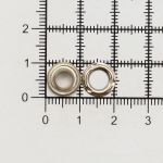 Люверсы металл ⌀_4.87 мм (внутр.), h5.66 мм (внутр.), №3, сталь, New Star, никель, уп≈5000 шт