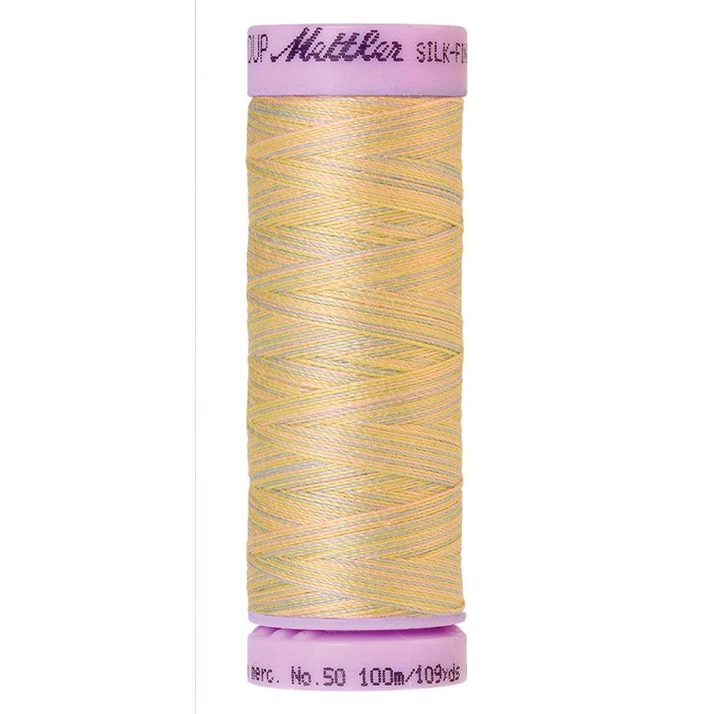 Нитки хлопковые отделочные Mettler Silk-Finish multi Cotton 50, 100 м, 9844, 5 катушек