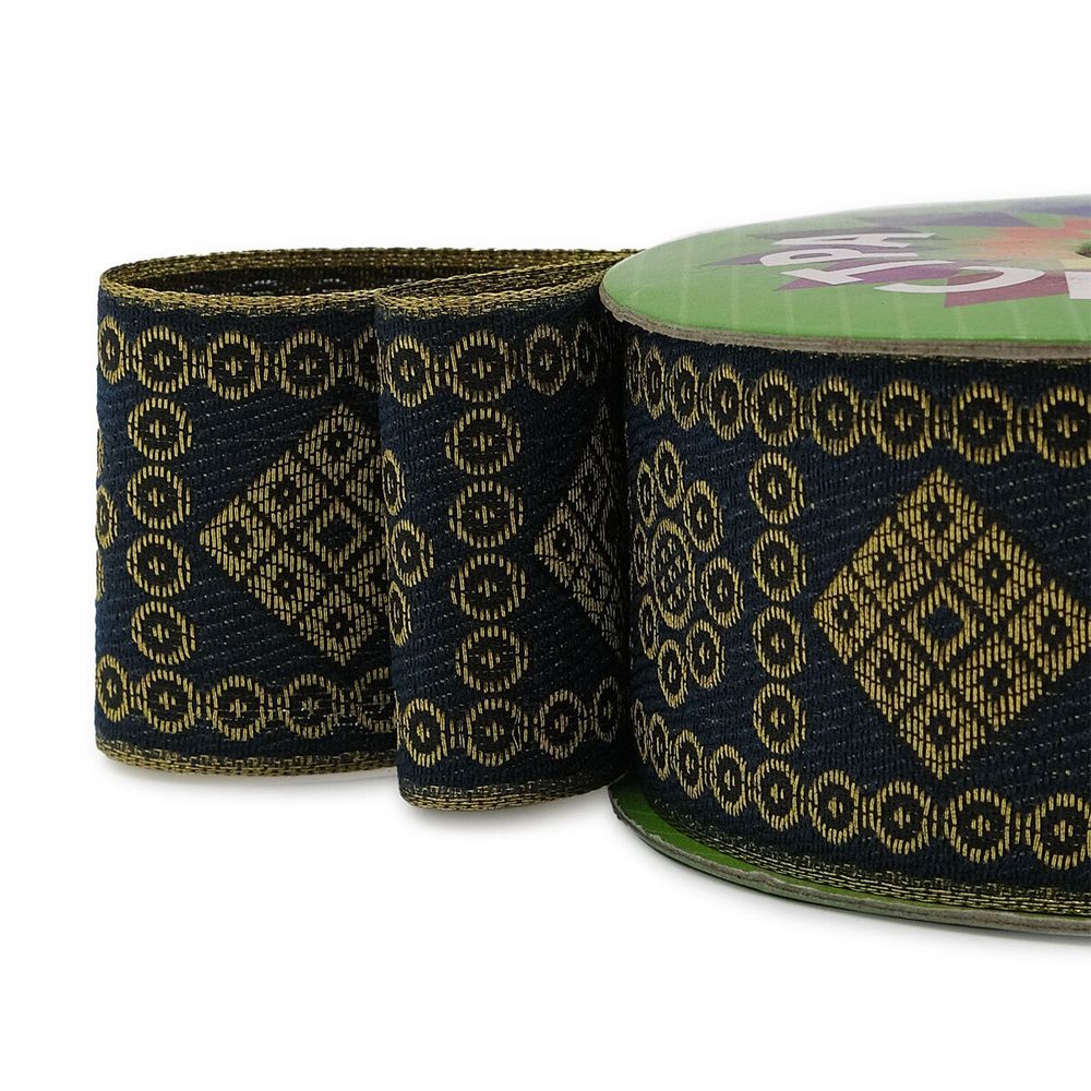 Лента (тесьма) жаккардовая 40.0 мм / 9 метров, Astra&Craft (54D) SR1358