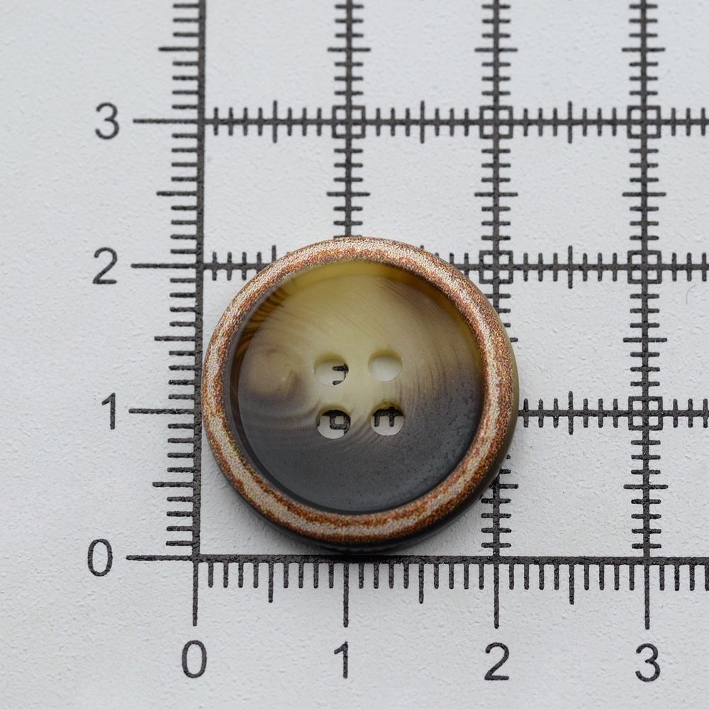 Пуговицы 4 прокола 34L (21мм), (Brown (коричневый)), 24 шт, 615013-3