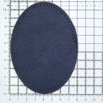 Заплатки пришивные из замши, овал 8х10,9см с перфорацией, 2 шт, 100% кожа, 22 темно-синий, 59124