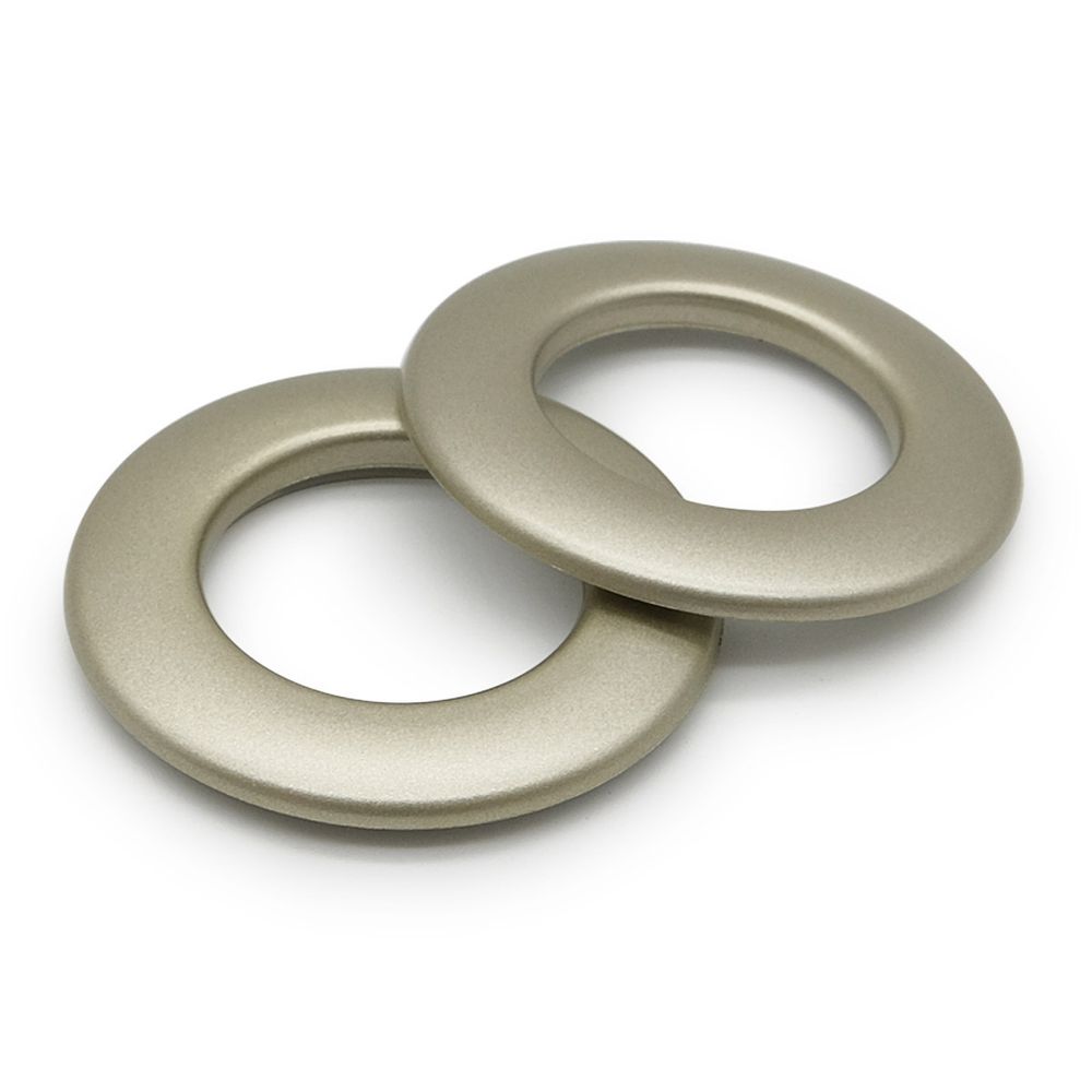 Люверсы шторные ⌀25 мм, цвет № 20 матовая сталь, 10 шт