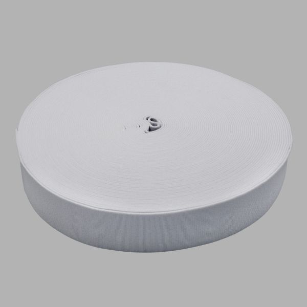 Резинка башмачная 40.0 мм / 25 метров, белый