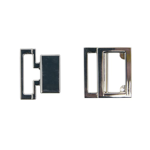 Пряжка-застежка для купальника 15.0 мм никель, 10 шт, BIG