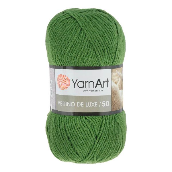 Пряжа YarnArt (ЯрнАрт) Merino de Lux / уп.5 мот. по 100 г, 280м, 98 бледно-зеленый