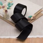 Лента атласная 1-сторонняя 50.0 мм / 22.86±1 метров, аналог 7730446, 39 черный, DDZ2401, Globus