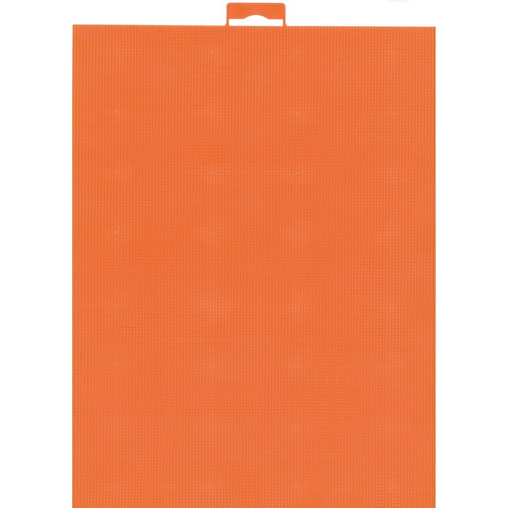 Канва пластиковая 21х28 см, оранжевая, К-056