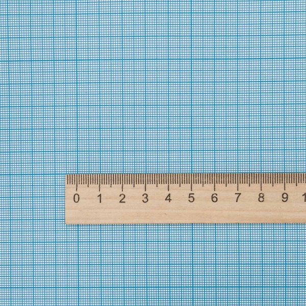 Бумага масштабно-координатная 60 г/м², 64 cм / 20 метров, цв. голубой