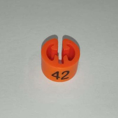 Размерник на вешалку (42 оранжевый), 50 шт