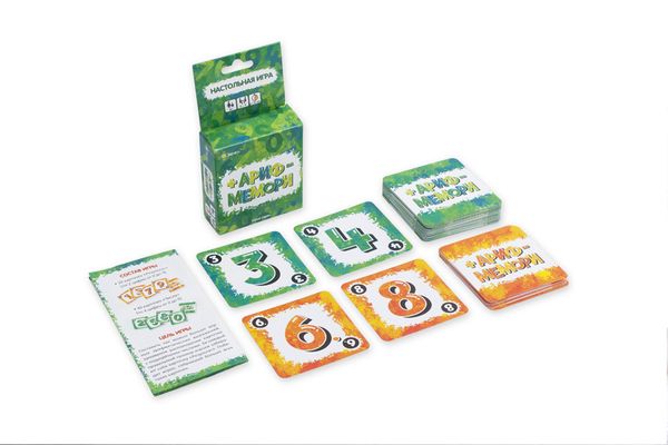 Игра настольная Арифмемори, Эврикус BG-12047