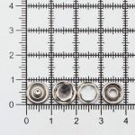 Кнопка рубашечная (джерси) закрытая ⌀9.5 мм, ≈144 шт, МЕТАЛЛ, никель, NEW STAR