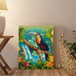 Алмазная (кристальная) мозаика Фрея, У истока Амазонки, 40х50 см