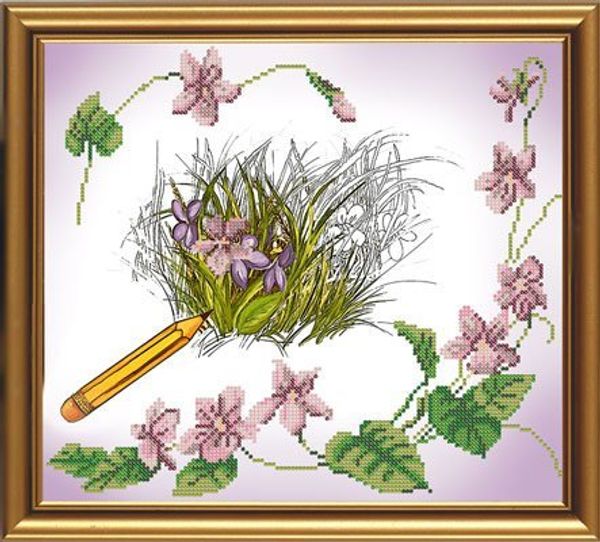 Рисунок для вышивания бисером Нова Слобода (ткань), Рисунок 29х26 см