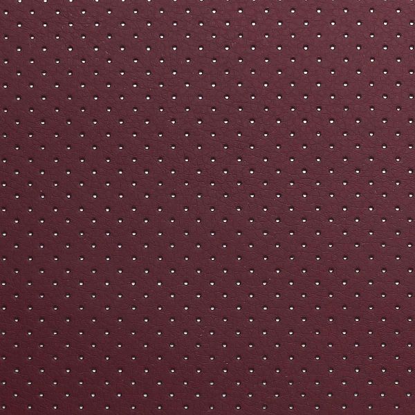 Кожа перфорированная искусств. 20х30см. 0,85 мм, в уп/2 шт, 28593 бордовый